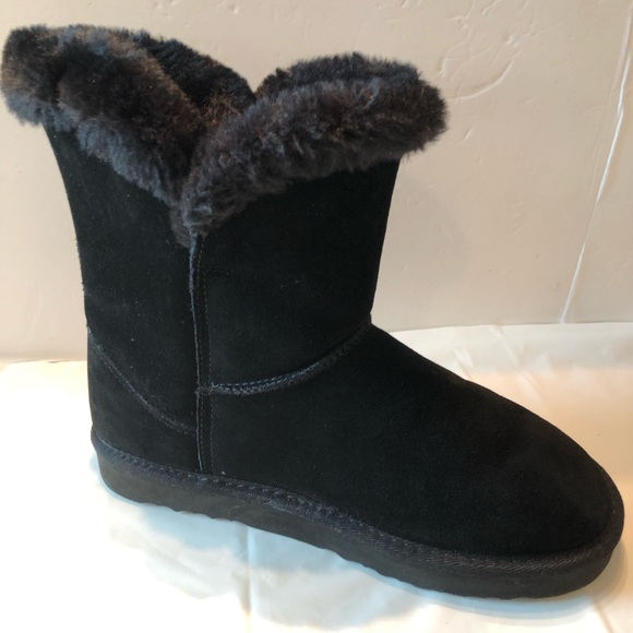 Style & Co. Black Ankle Boots with Buckle Detail - Picture 4 of 11